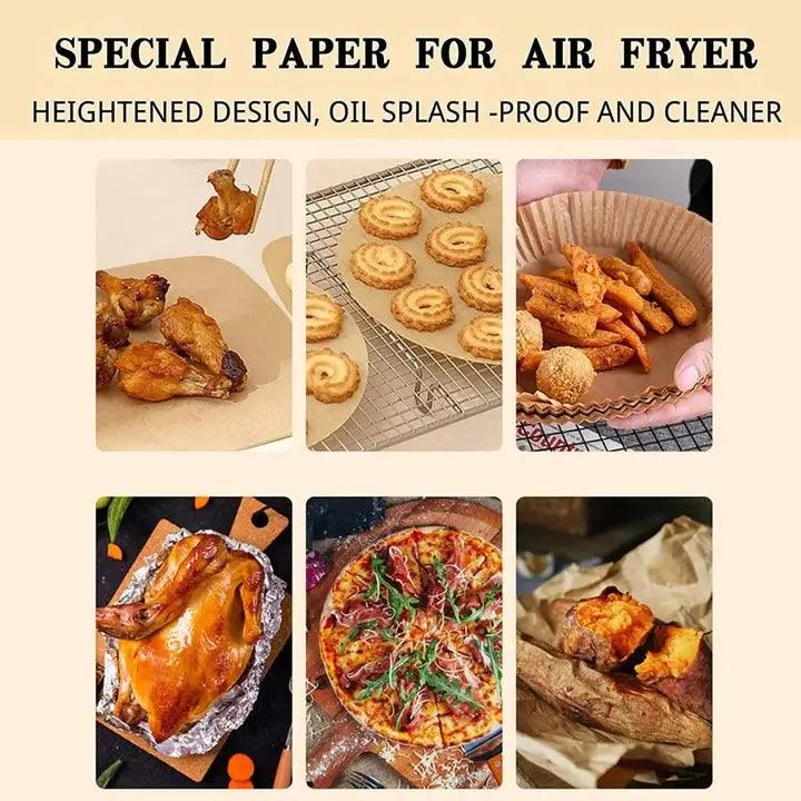 Set 200 hartii de copt pentru friteuza 16 cm - eSeller.ro - Inovăm pentru confortul tău