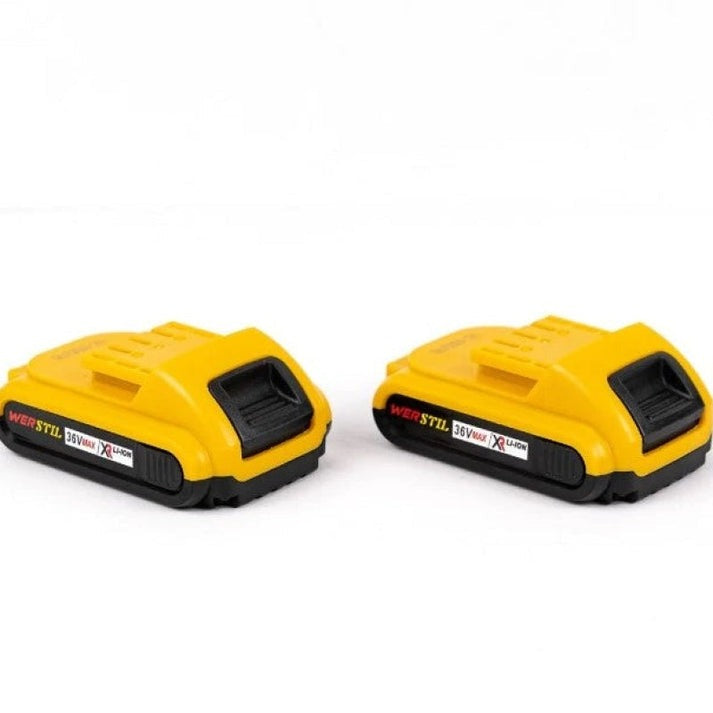 Trusă Bormașină cu Acumulator 36V, 5 Ah, Cuplu Reglabil în 25 Trepte, 2 Acumulatori Li-Ion, Valiză și Accesorii - Ideală pentru Găurit și Înșurubat în Bricolaj și Reparații