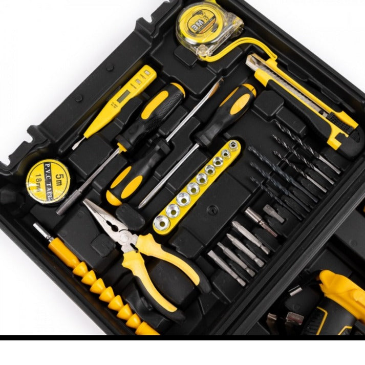 Trusă Bormașină cu Acumulator 36V, 5 Ah, Cuplu Reglabil în 25 Trepte, 2 Acumulatori Li-Ion, Valiză și Accesorii - Ideală pentru Găurit și Înșurubat în Bricolaj și Reparații