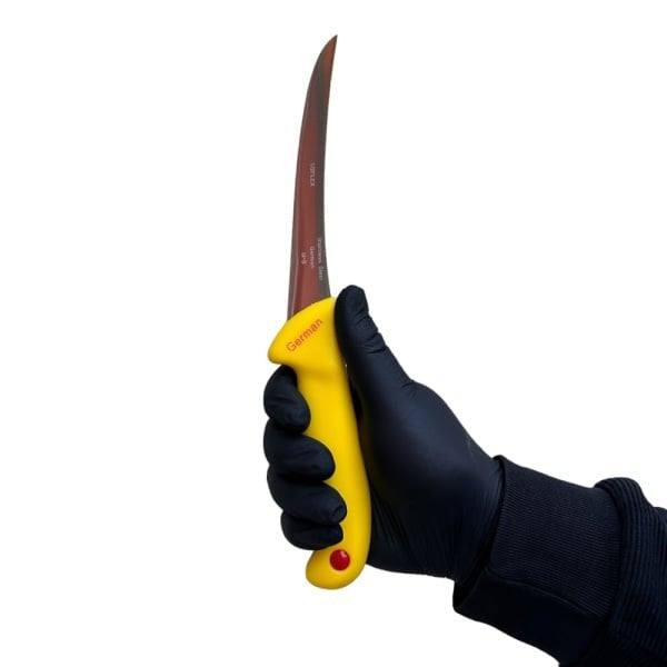 Set ustensile industriale de macelarie , 6 cutite, satar, masat cadou, calitate germană garantată