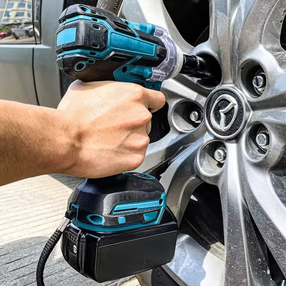 Pistol electric de Impact- Masina de Insurubat DEMAHO, 550Nm, 43 de Accesorii, 2 Acumulatori 98VF si Valiza
