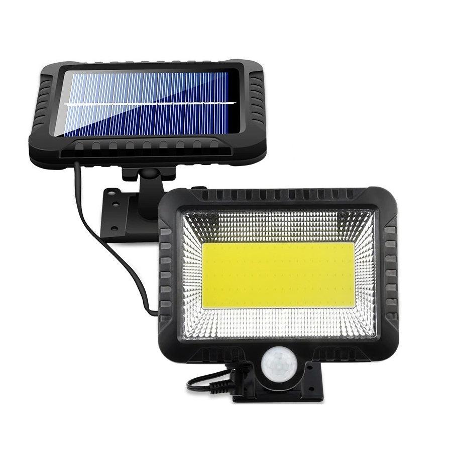 Lampa cu incarcare Solara, 100 LED-uri COB, 100W, Waterproof IP65 si Senzor de miscare - eSeller.ro - Inovăm pentru confortul tău