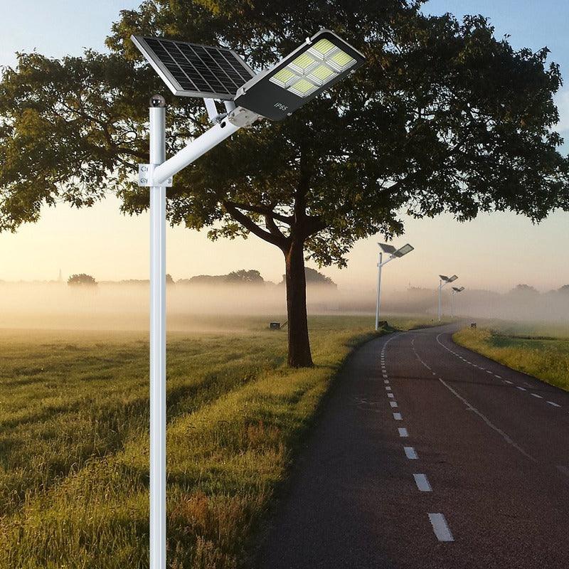 Lampa cu Incarcare Solara 400W/300W/200W/100W, Telecomanda, Suport Metalic - eSeller.ro - Inovăm pentru confortul tău