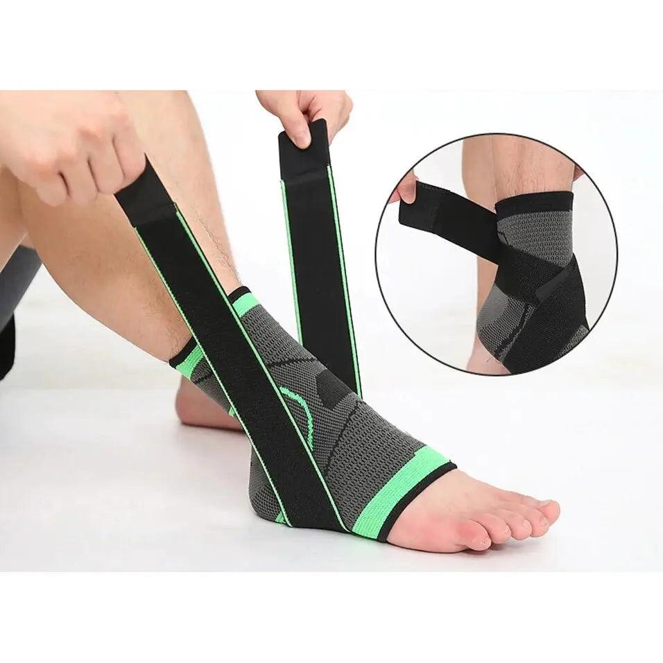 Oferta Speciala: 1 + 1 Gratis - Glezniera de Incredere - Nailon/Spandex/Latex - Stil Verde/Negru - eSeller.ro - Inovăm pentru confortul tău