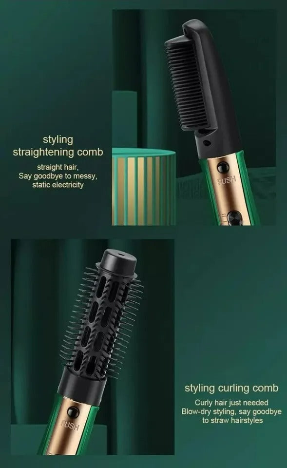 Perie de păr cu aer cald Remington 3 în 1, RE-2061, 3000W, uscător și stilizator + cadou Uscător de păr Nova N-6130, 1800W, Negru