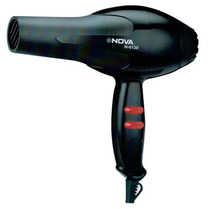 Perie de păr cu aer cald Remington 3 în 1, RE-2061, 3000W, uscător și stilizator + cadou Uscător de păr Nova N-6130, 1800W, Negru