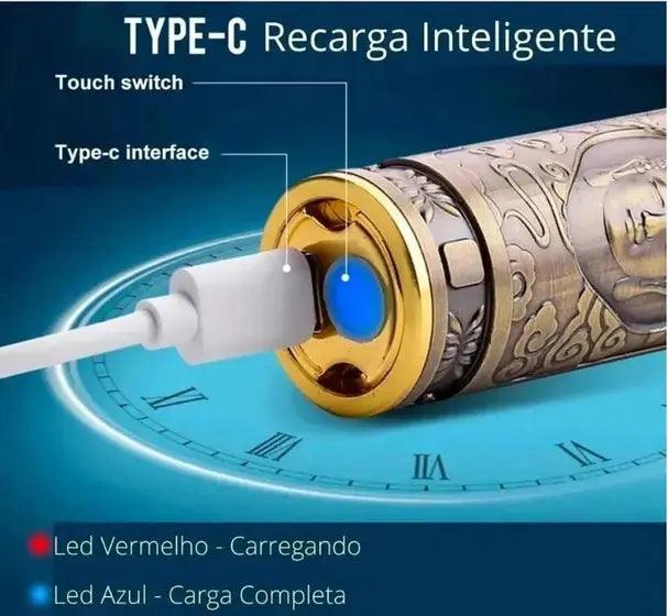 Trimmer Facial HW-T8 SIKS, Putere 3W, Reincarcabil, Perie Curatare Inclusa, Auriu - eSeller.ro - Inovăm pentru confortul tău