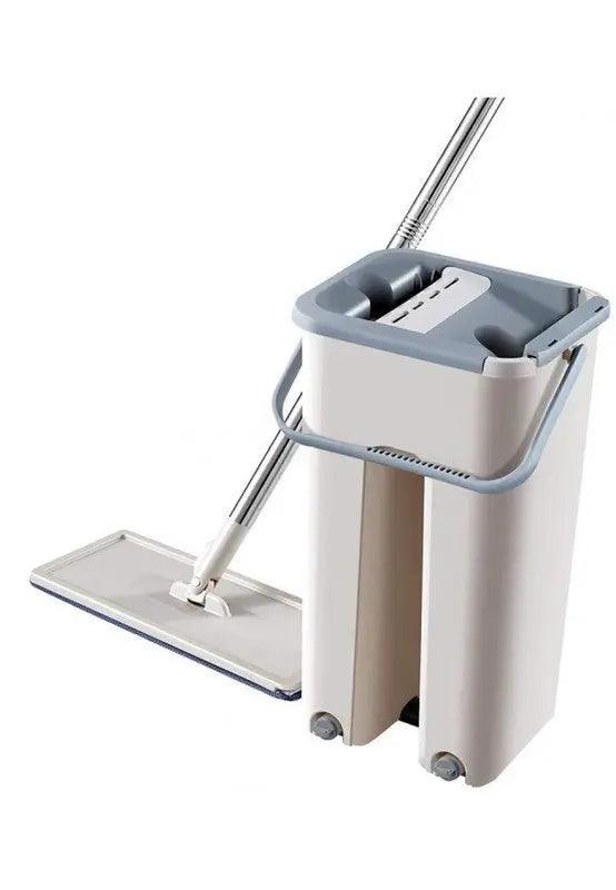 Mop profesional cu doua cuve de spalare si uscare + 2 rezerve cadou - eSeller.ro - Inovăm pentru confortul tău