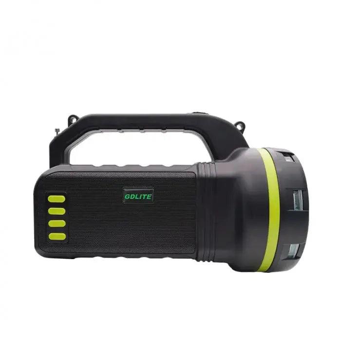 Kit Solar Portabil GDLite GD-2000A, Panou solar, USB, Bluetooth, Radio FM, MP3, Lanterna LED, 3 Becuri Incluse, Incarcare telefonica, Alimentare 220V - eSeller.ro - Inovăm pentru confortul tău