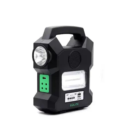 Kit Solar Portabil GDLITE GD-1000A, Panou Solar, USB, Bluetooth, Radio FM, MP3, Lanterna LED, 4 Becuri Incluse, Alimentare 220V - eSeller.ro - Inovăm pentru confortul tău