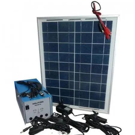 Sistem Fotovoltaic cu Panou Solar 12V/12A 100W, 3 Becuri, Iesire USB, Acumulator Incorporat, Alimentare 220 V - eSeller.ro - Inovăm pentru confortul tău