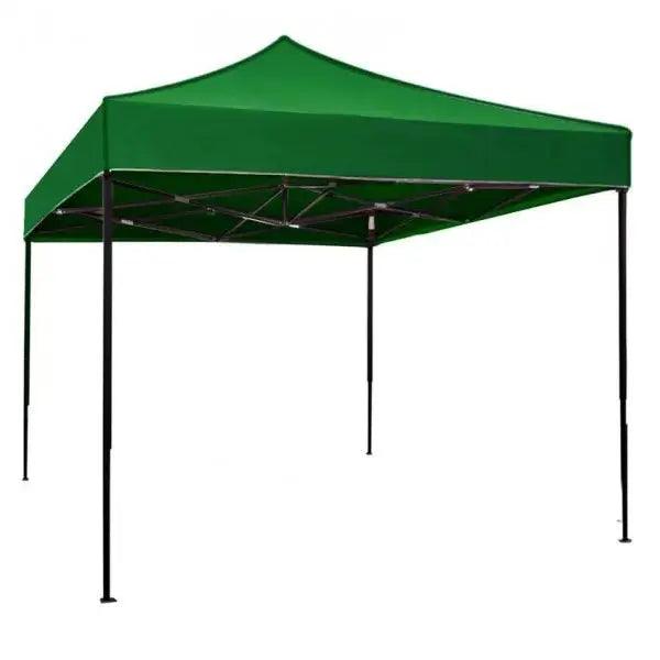 Cort Pavilion 3x3m Verde Pliabil Cadru Metal pentru Curte, Gradina, Evenimente - eSeller.ro - Inovăm pentru confortul tău