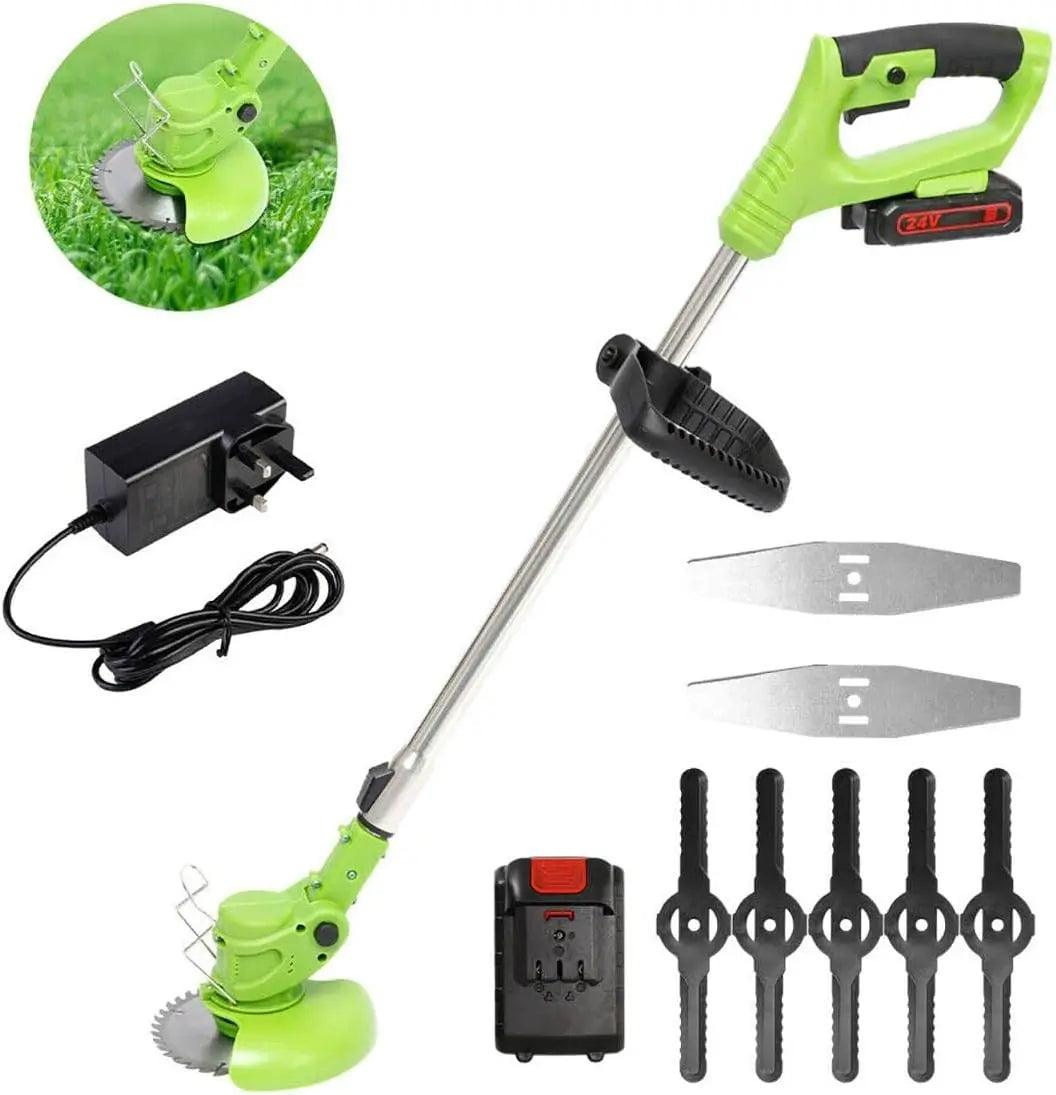 Motocoasa electrica 48V, 4000 mAh, 18000 RPM, 2 acumulatori - eSeller.ro - Inovăm pentru confortul tău