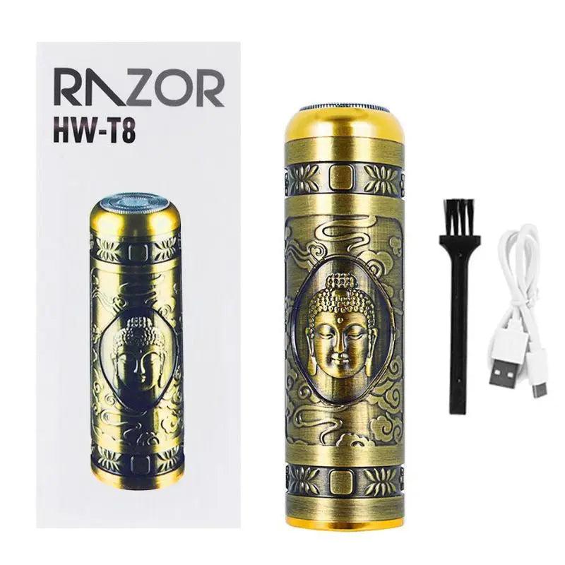 Trimmer Facial HW-T8 SIKS, Putere 3W, Reincarcabil, Perie Curatare Inclusa, Auriu - eSeller.ro - Inovăm pentru confortul tău