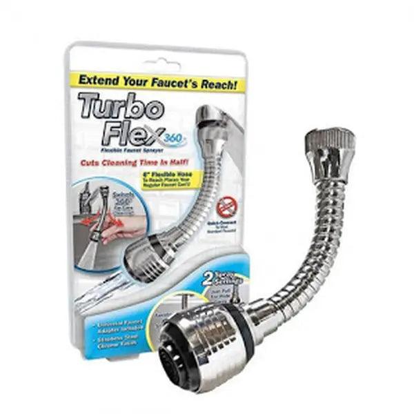 Prelungitor flexibil universal pentru robinet Turbo Flex - eSeller.ro - Inovăm pentru confortul tău