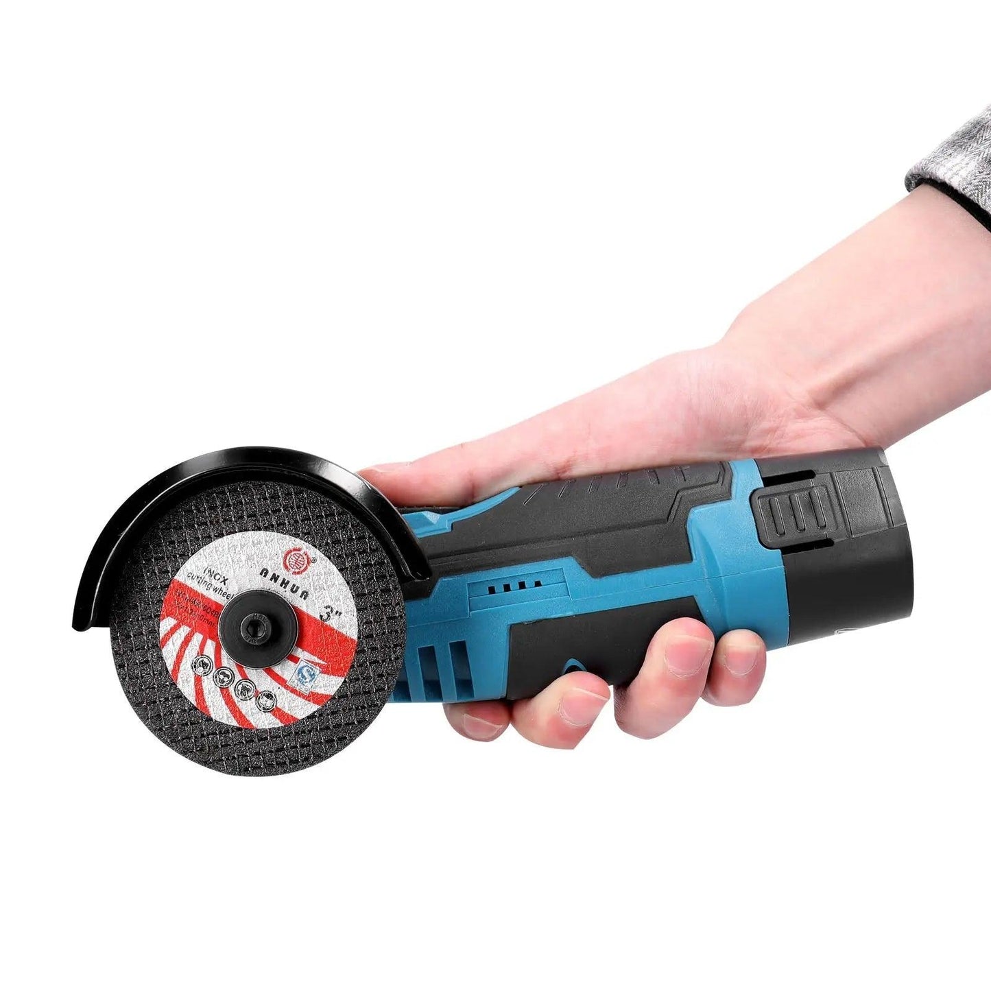 Mini Polizor Unghiular Flex Electric cu 2 acumulatori, Portabil, 12v, Disc 76MM - eSeller.ro - Inovăm pentru confortul tău