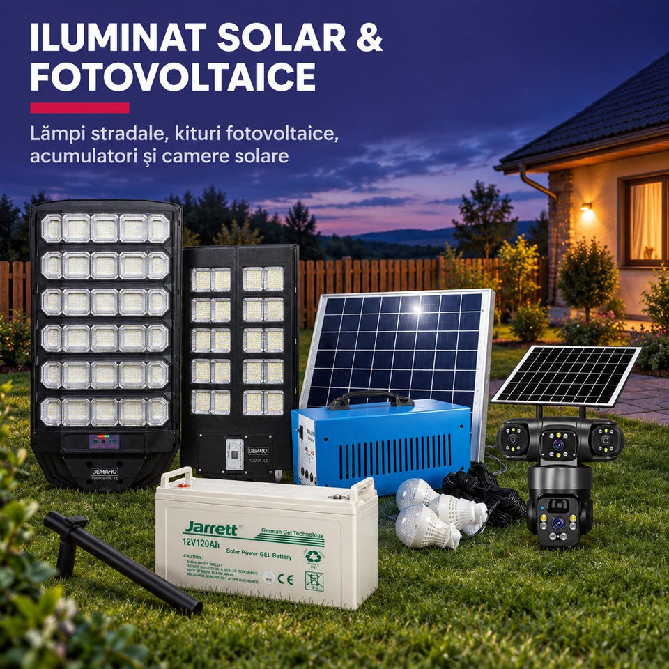 Iluminat solar & fotovoltaice