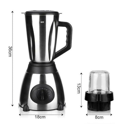 Blender Inox RAF®300 – 1.5L, 1000W, 6 Lame, 5 Viteze, Functie de Zdrobire a Ghetii - eSeller.ro - Inovăm pentru confortul tău