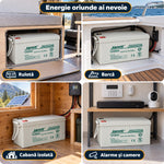 Acumulator Solar Gel Jarrett 12 V 200 Ah