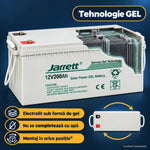 Acumulator Solar Gel Jarrett 12 V 200 Ah