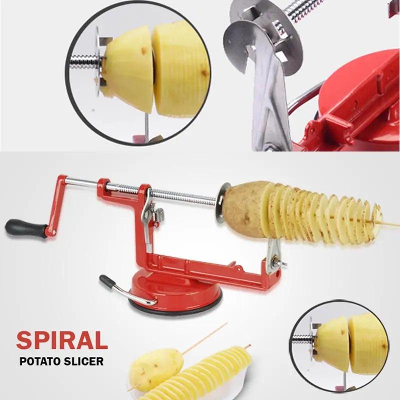 Dispozitiv pentru taiat cartofi in spirala Spiral Potato Slicer - eSeller.ro - Inovăm pentru confortul tău