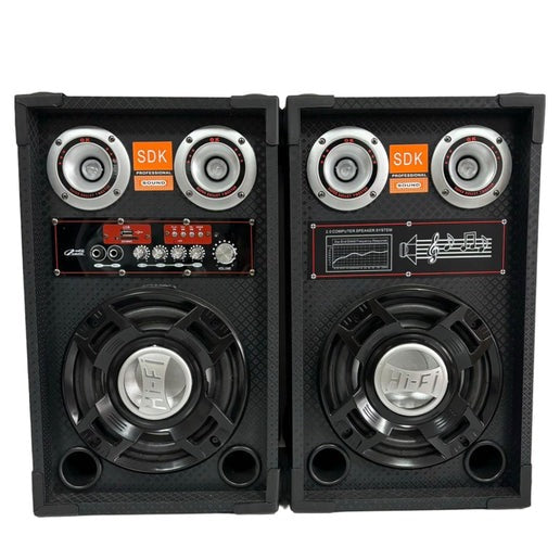 Sistem audio profesional 2 boxe SDK LT-801, 1000W P.M.P.O, Bluetooth, Microfon, Telecomanda, Bass