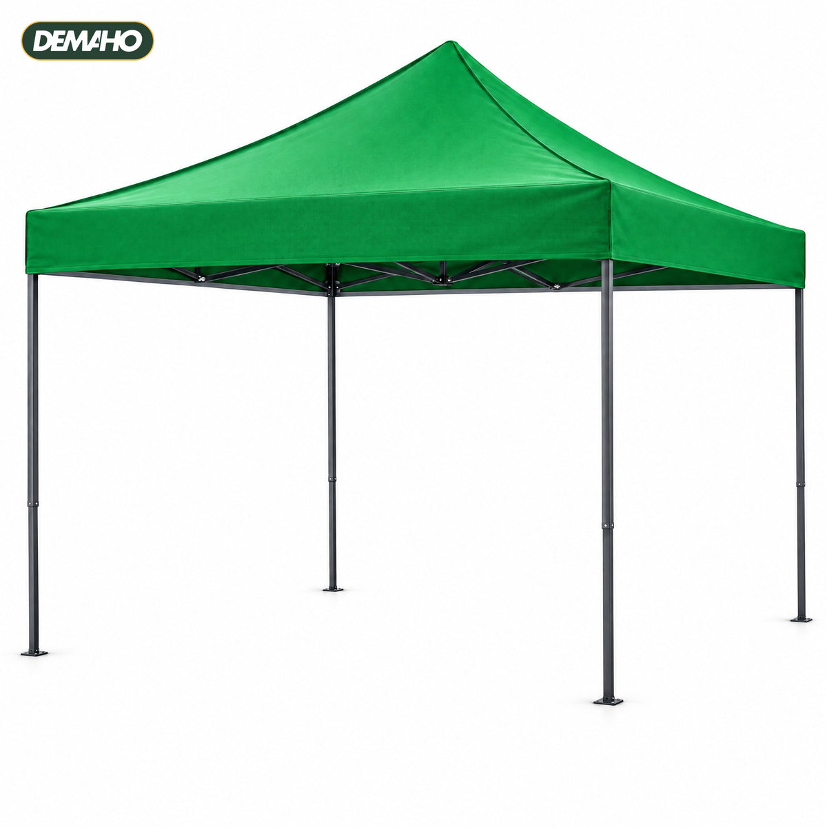 Cort Pavilion Pliabil 3 x 3 m DEMAHO, Cadru din Oțel tip Acordeon, Acoperiș Impermeabil, Montaj Rapid fără Unelte, pentr