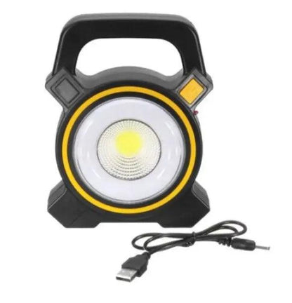 LANTERNA 2IN1 JY-819A COB CAMPING LED 10W, INCARCARE SOLARA, USB POWER BANK, NEGRU - eSeller.ro - Inovăm pentru confortul tău