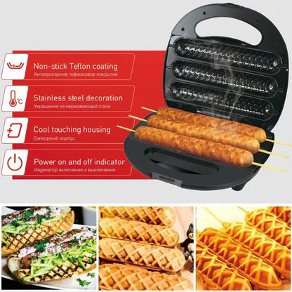 Aparat de prajit hotdog maker,marca SONIFER SF 6069 800W - eSeller.ro - Inovăm pentru confortul tău