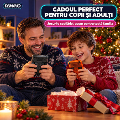 Consolă Retro Portabilă R36S, Peste 14.000 de Jocuri Incluse, 21 de Emulatoare, Ecran IPS 3,5", 2 Joystick-uri, Încărcar