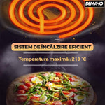 Friteuza cu aer cald fara ulei Air Fryer DEMAHO® , 100 hartii de copt cadou, tehnologie smart sensing, programe smart chef automate, afisaj digital, capacitate 6 L, tehnologie de eliminare a grasimii,