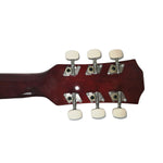 Chitară Acustică 4/4, Visinie, 6 Corzi Metalice, 20 Taste, Ideală pentru Începători