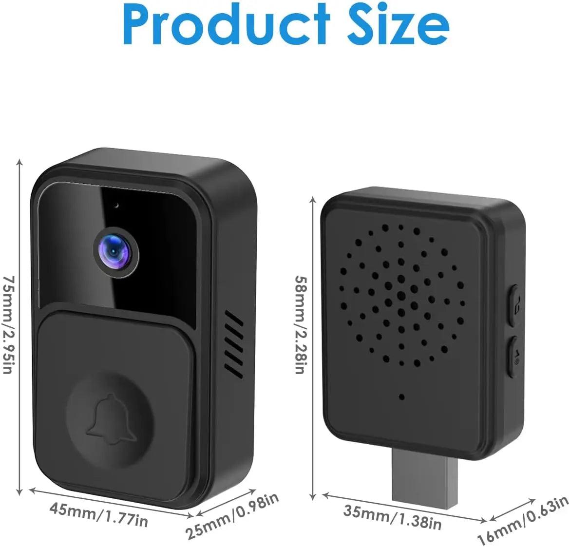 Sonerie interfon wireless inteligenta, camera HD, vedere de noapte - eSeller.ro - Inovăm pentru confortul tău