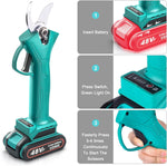 Foarfeca electrica pentru vita de vie si crengi, 2 acumulatori 48V, 5Ah
