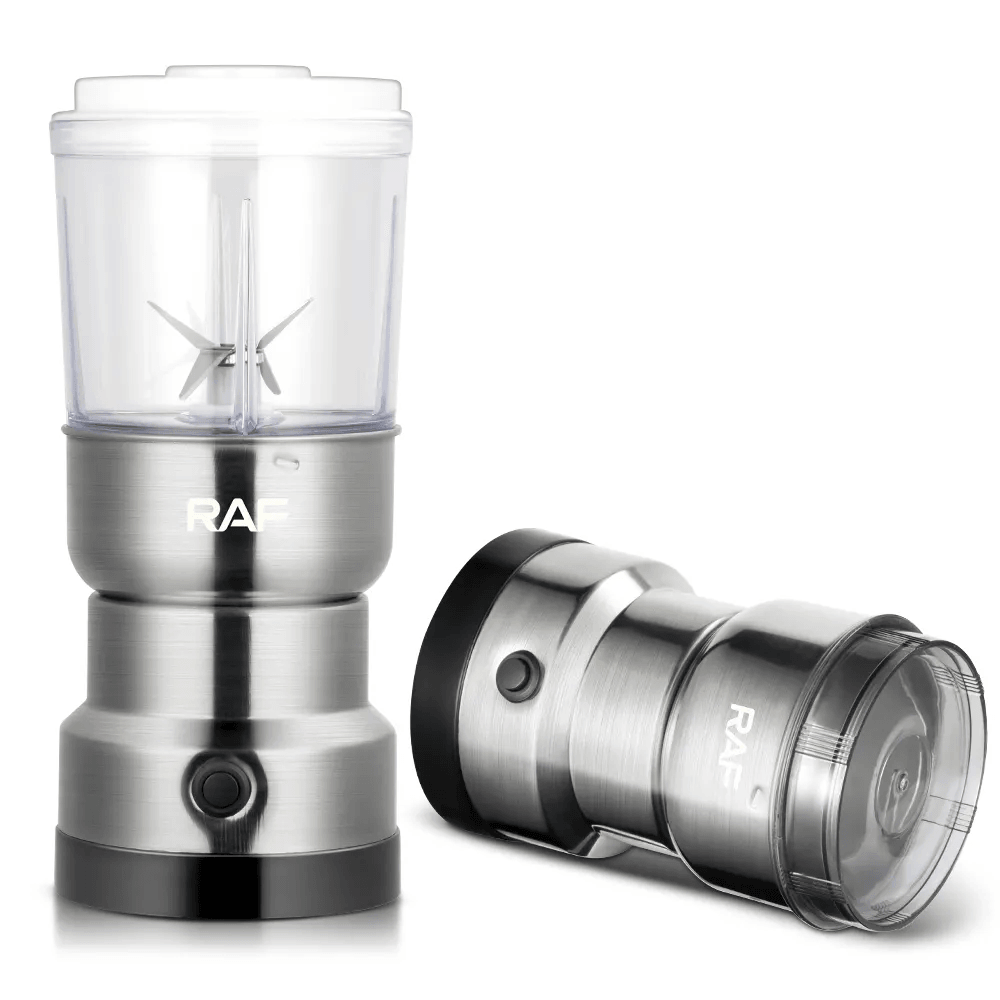 Blender electric RAF 7126 pentru Cafea si Smoothie 2in1, Capacitate 350ml, 300W - eSeller.ro - Inovăm pentru confortul tău