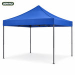 Cort Pavilion Pliabil 3 x 3 m DEMAHO, Cadru din Oțel tip Acordeon, Acoperiș Impermeabil, Montaj Rapid fără Unelte, pentr