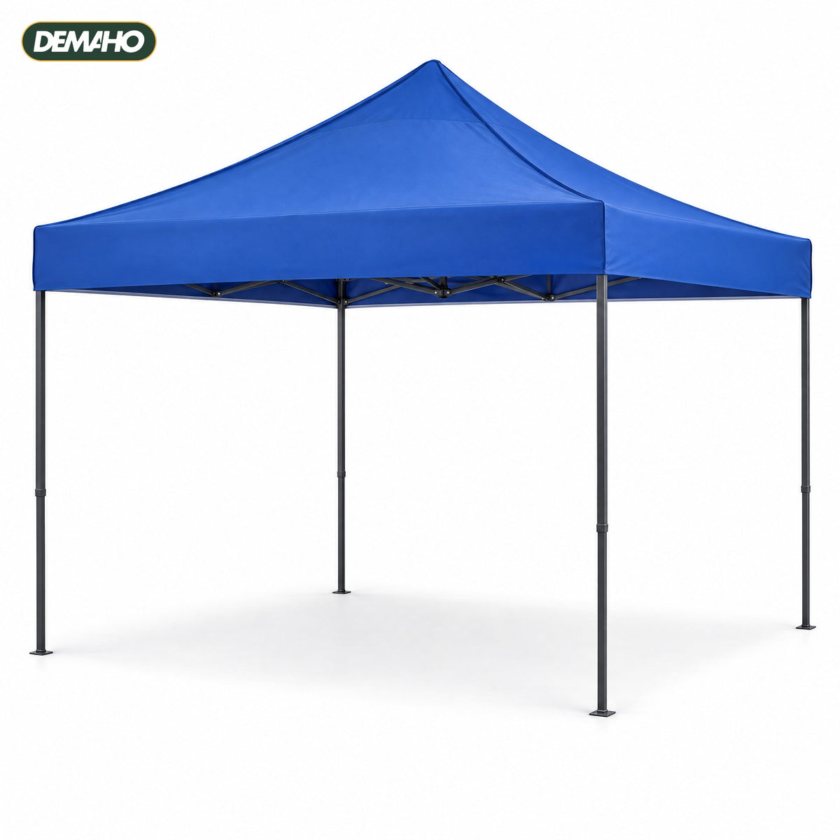 Cort Pavilion Pliabil 3 x 3 m DEMAHO, Cadru din Oțel tip Acordeon, Acoperiș Impermeabil, Montaj Rapid fără Unelte, pentr