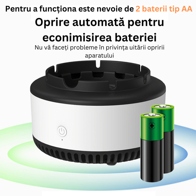 Scrumiera Smart cu Purificare - Functie de Absorbtie a fumului - eSeller.ro - Inovăm pentru confortul tău