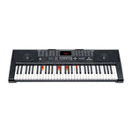 Orga electronica MK-2108 61 clape, 255 ritmuri, 255 timbre, 50 melodii demonstrative, 5 octave, clape luminate led, functii invatare 3 lectii, functii inregistrare si redare, usb, mp3, afisaj lcd, suport part