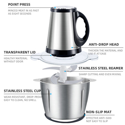 Tocator electric profesional, vas din inox, capacitate 5 litri