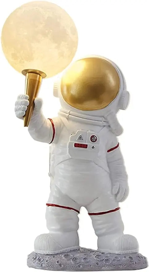 Lampă Decorativă de Birou Tip Astronaut, Lampa în Formă de Lună 3D, Lumină de Noapte pentru Camera Copiilor, Sufragerie, Dormitor, Coridor de Noapte,