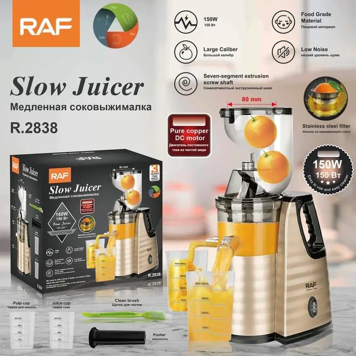 Storcator Profesional RAF®2838 150W, cu Presare la Rece, Extractie Lenta si Motor Silentios - eSeller.ro - Inovăm pentru confortul tău