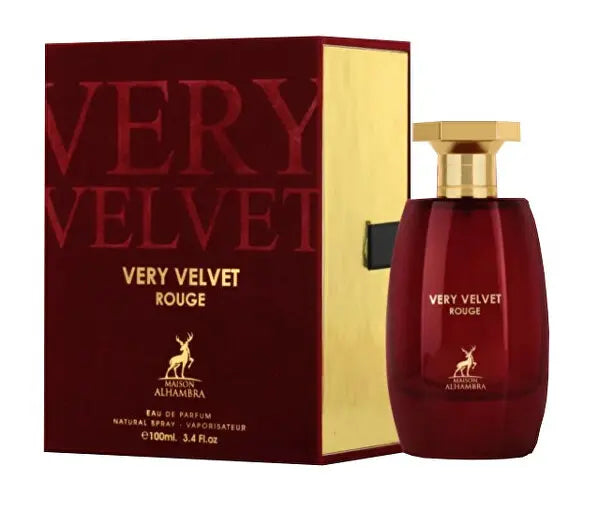 Alhambra, Very Velvet Rouge, 100 ml, apa de parfum, de dama inspirat din Victoria Secret Very Sexy (2018)