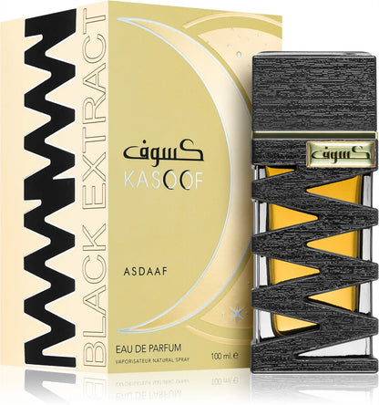 Apa de parfum, KASOOF BLACK EXTRACT by Asdaaf, 100ML, unisex