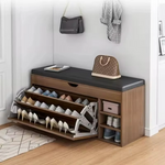 Dulap pentru pantofi tip bancheta Maro, 6 rafturi, 100x34x50 cm
