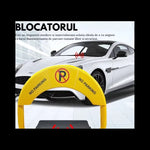 Blocator loc parcare, automat, suporta 2 tone, Galben/Negru