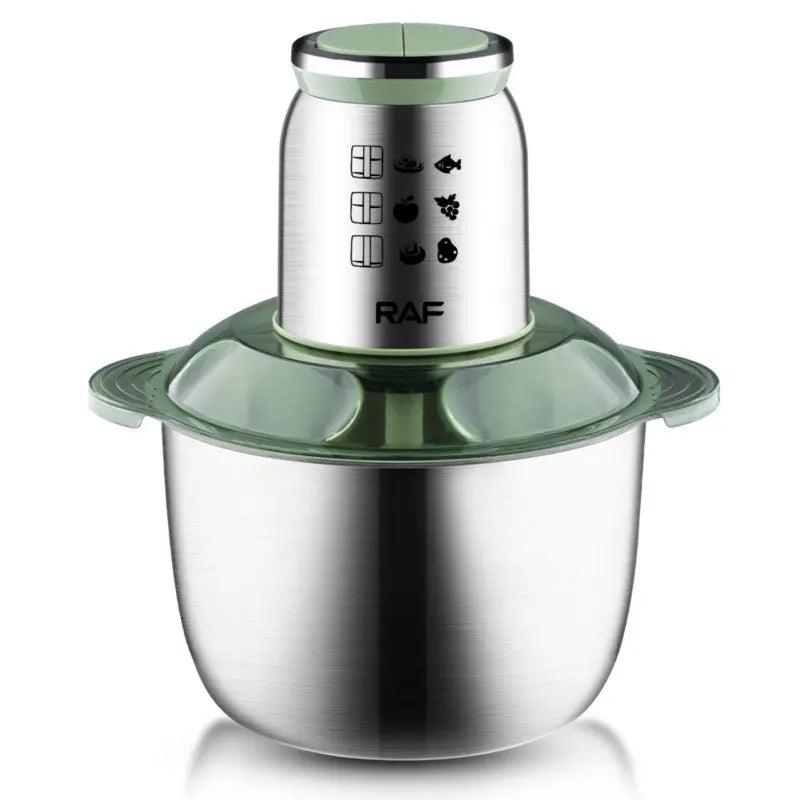 Tocator electric de procesare a alimentelor din oțel inoxidabil, 1000 W, cu capacitate de 5 Litrii, mașină de tocat carne, umplutură de carne, pastă de usturoi de legume - eSeller.ro - Inovăm pentru confortul tău