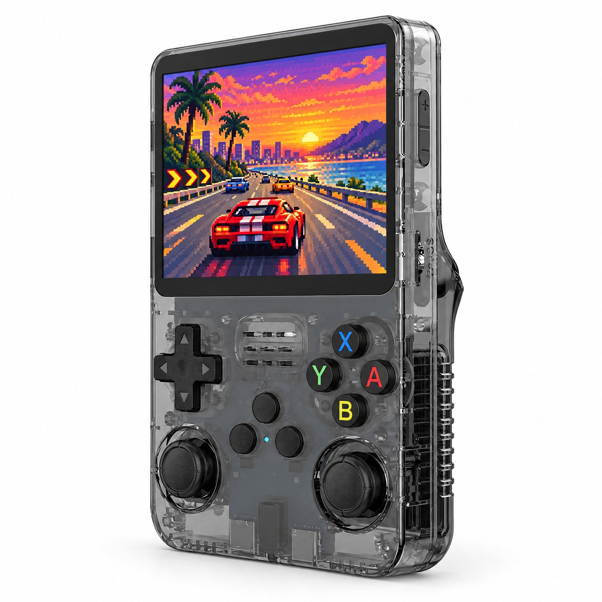 Consolă Retro Portabilă R36S, Peste 23.000 de Jocuri Incluse, 21 de Emulatoare, Ecran IPS 3,5", 2 Joystick-uri, Încărcare USB-C