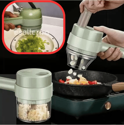 Tocator si maruntitor electric pentru alimente si legume 4 in 1