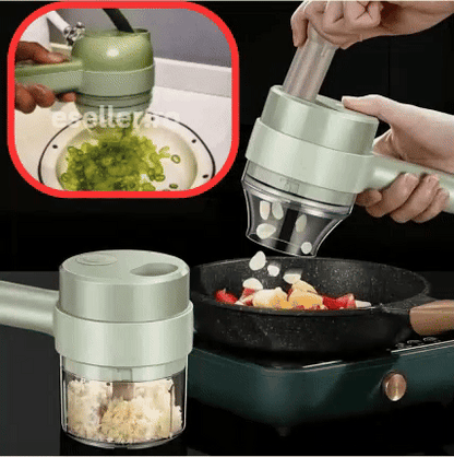 Tocator si maruntitor electric pentru alimente si legume 4 in 1